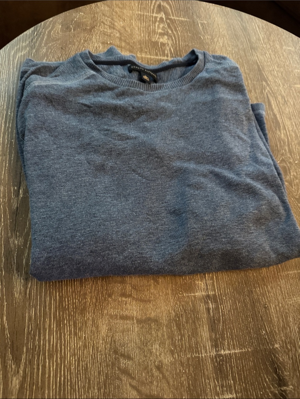 Banana Republic Men's Crewneck Sweater in Heathered Navy